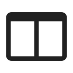 Dual Screen Header SVG Icon